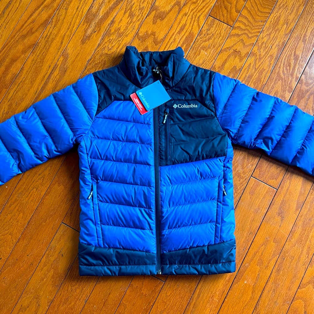 New kids Columbia Omni heat jacket